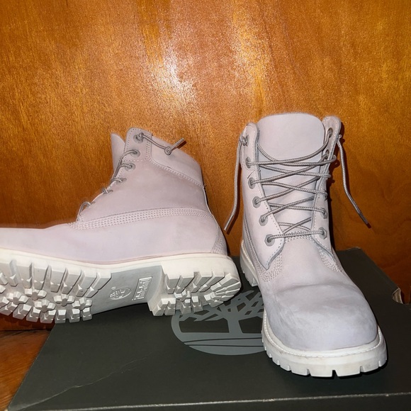 Timberland Light Gray Boots - Picture 2 of 3